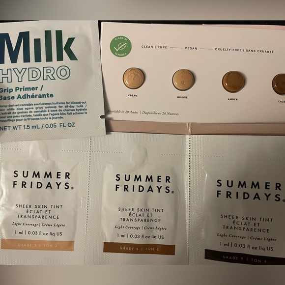 💎 4 for $20💎 Hi End Foundation & Skincare Samples;Milk Beauty, Farmacy, more - Picture 2 of 7